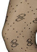 Mönstrade tights i 25 denier, Black, Packshot image number 1