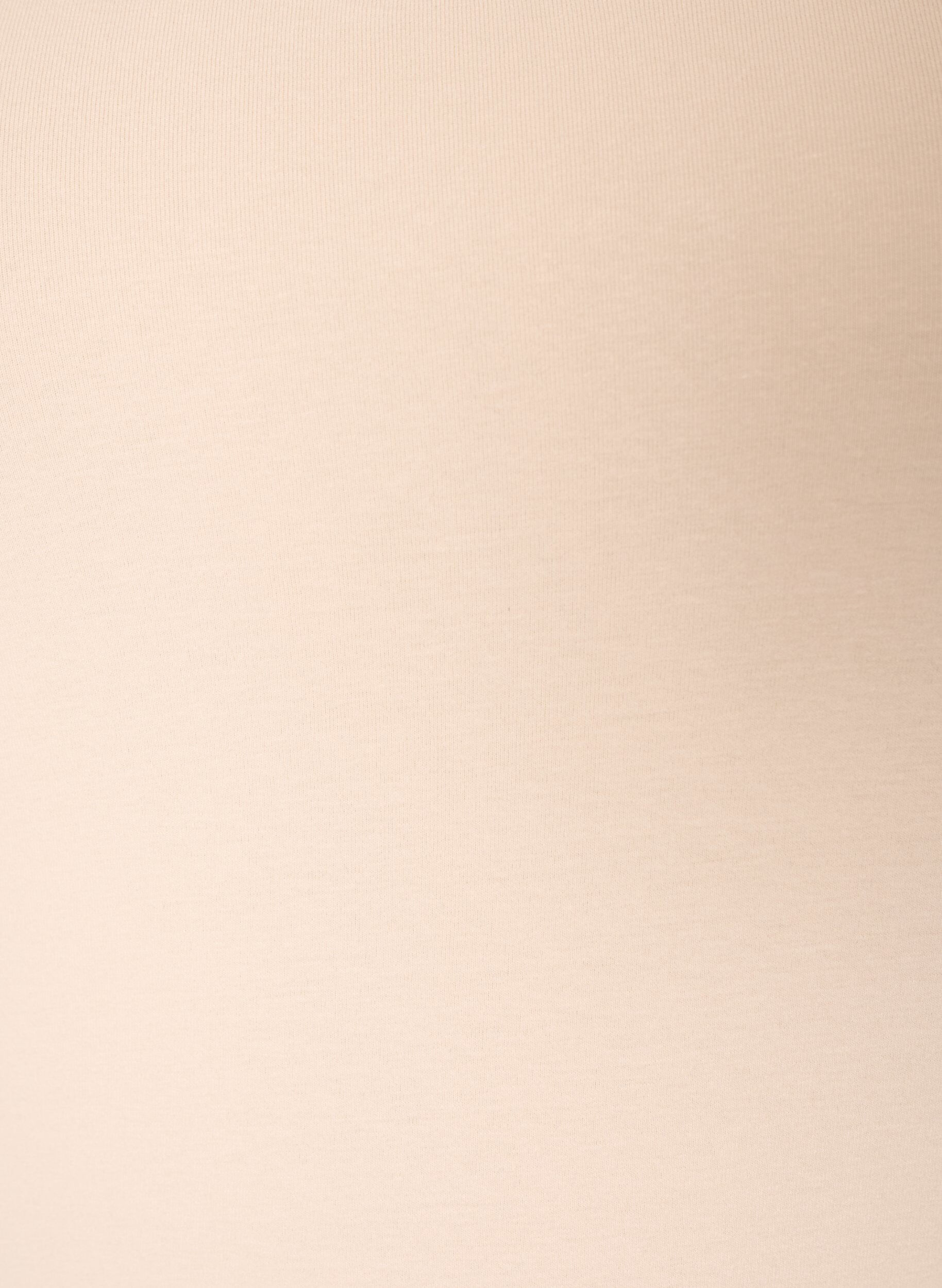 ZizziSolid f&auml;rg bas topp i bomull, Beige, Packshot image number 2