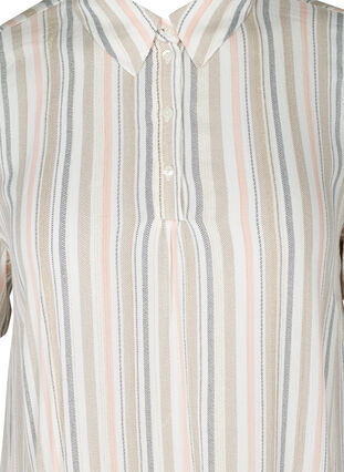 Kortärmad tunika med ränder, Striped As ss, Packshot image number 2