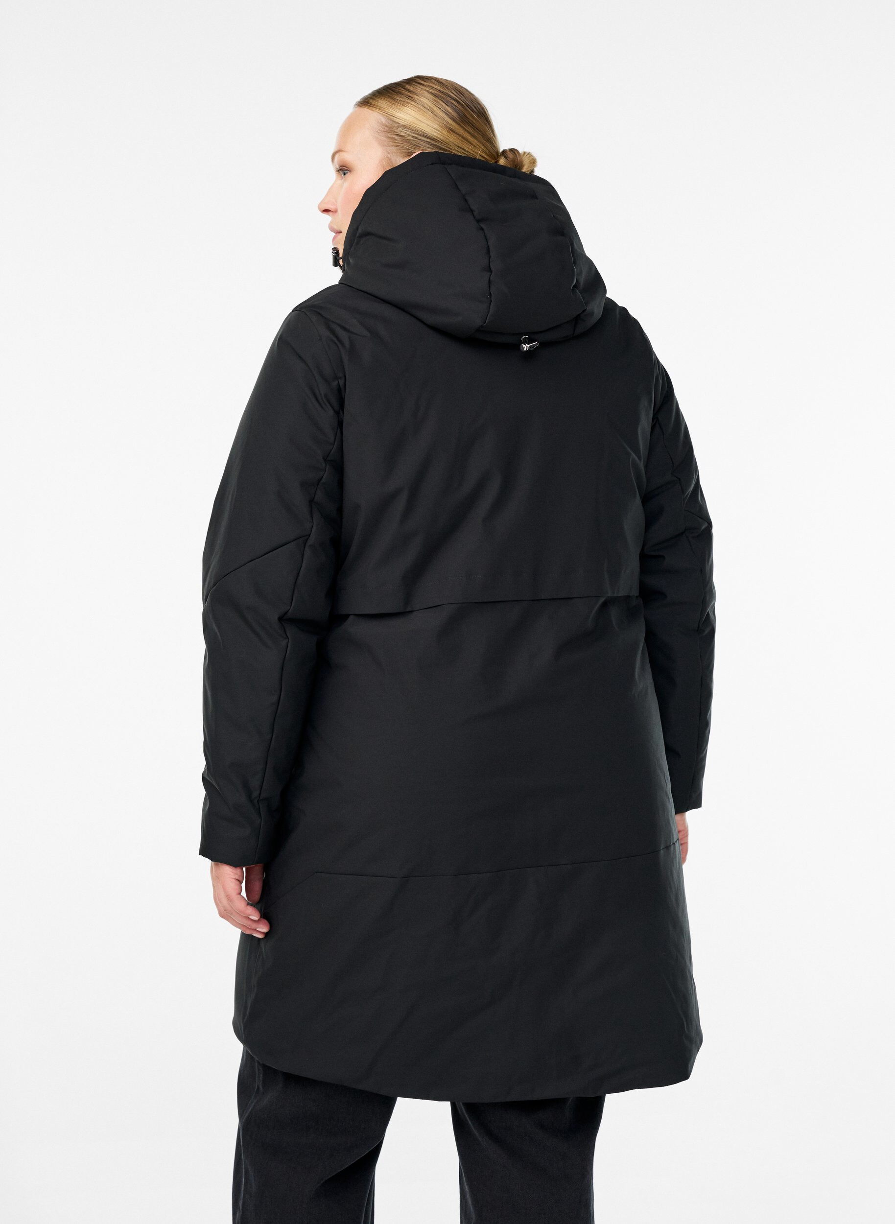 ZizziVinterjacka med justerbar midja, Svart, Model image number 2