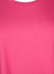 Kort&auml;rmad t-shirt i bomullsmix, Rosa, Packshot image number 2