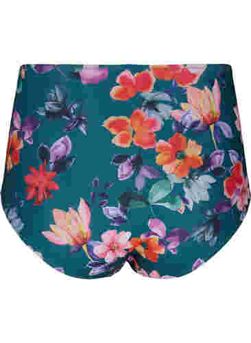 Blommig bikinitrosa med hög midja, Meave Print, Packshot image number 1