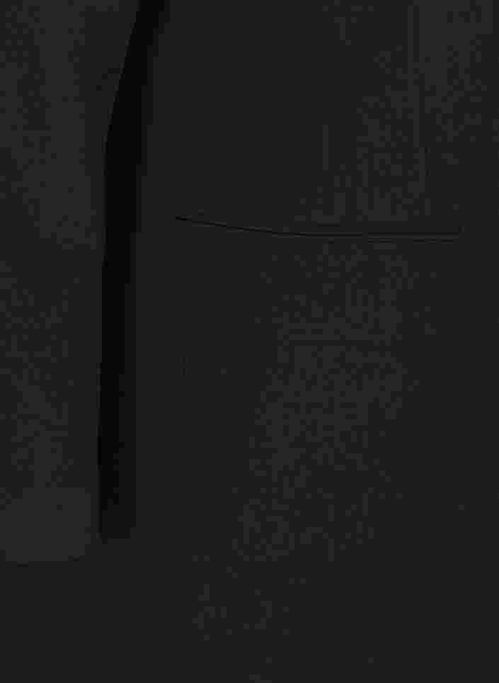 Klassisk lång blazer i viskosmix, Black, Packshot image number 3