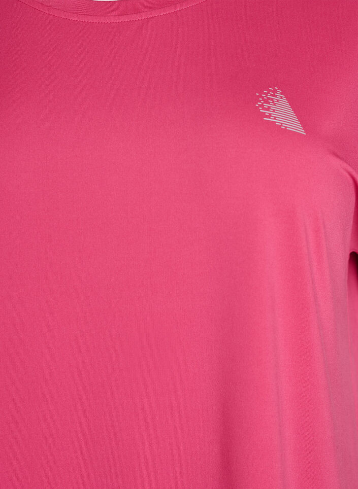 Enf&auml;rgad tr&auml;nings-T-shirt, Rosa, Packshot image number 2