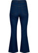 H&ouml;gmidjade jeans med bootcut, Bl&aring;, Packshot image number 1