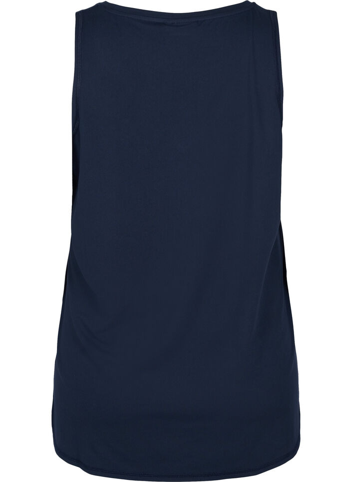 Tr&auml;ningslinne med v-ringning, Bl&aring;, Packshot image number 1