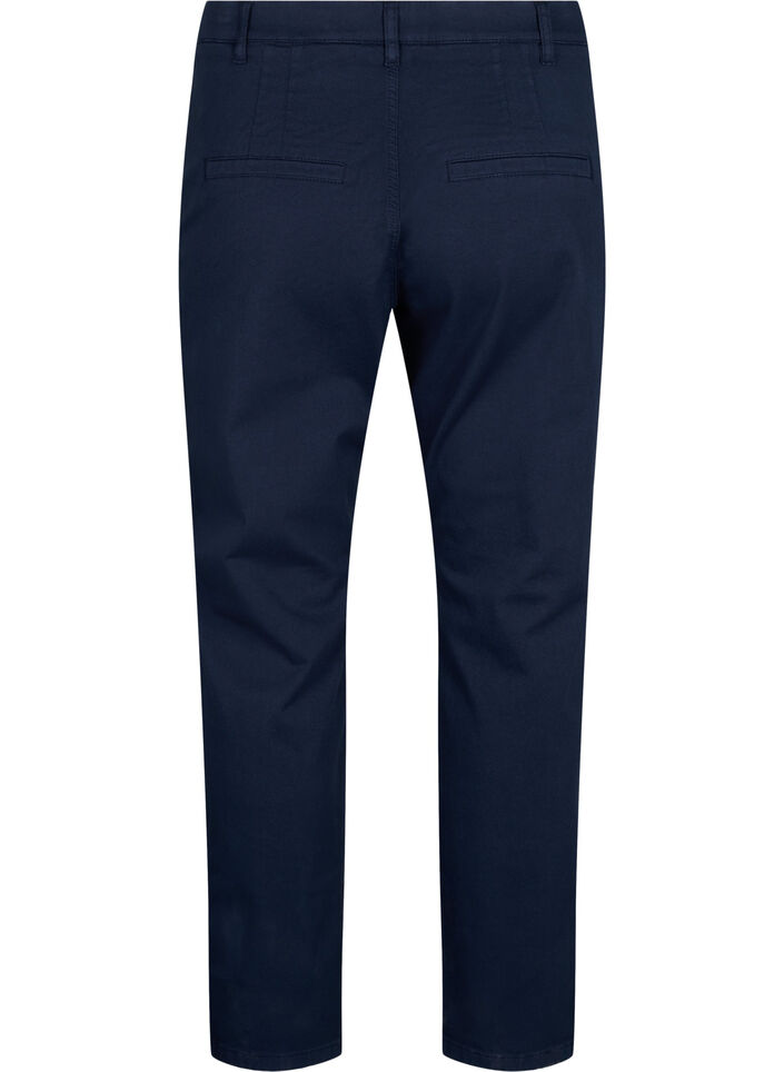 Chinos i bomull, Navy Blazer, Packshot image number 1