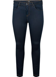 Super slim Amy jeans med h&ouml;g midja, Tobacco Un