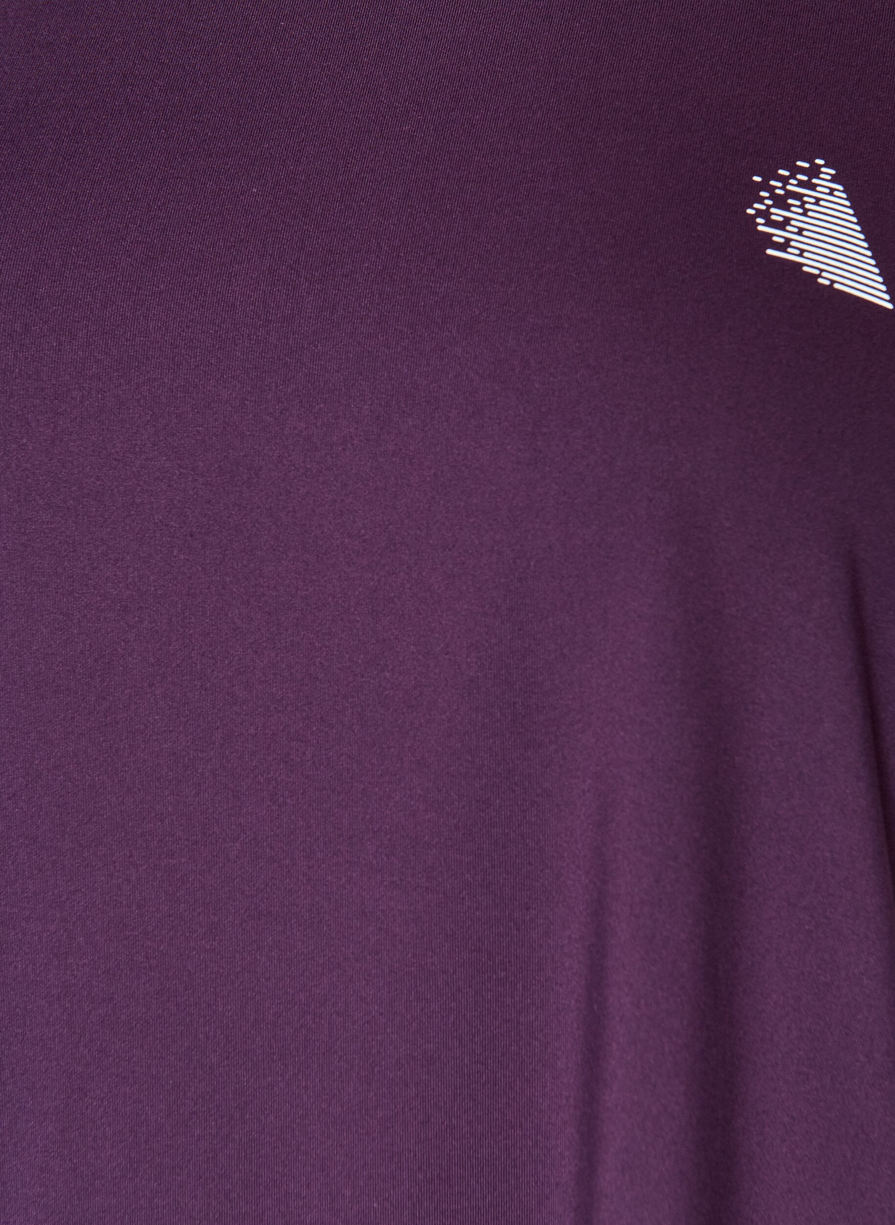 ZizziEnf&auml;rgad tr&auml;nings-T-shirt, Lila, Packshot image number 2