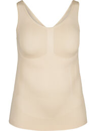 Shapeweartopp med breda remmar, Beige