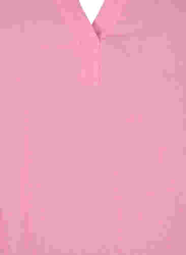 Bomullstunika med 3/4-ärmar, Rosebloom, Packshot image number 2