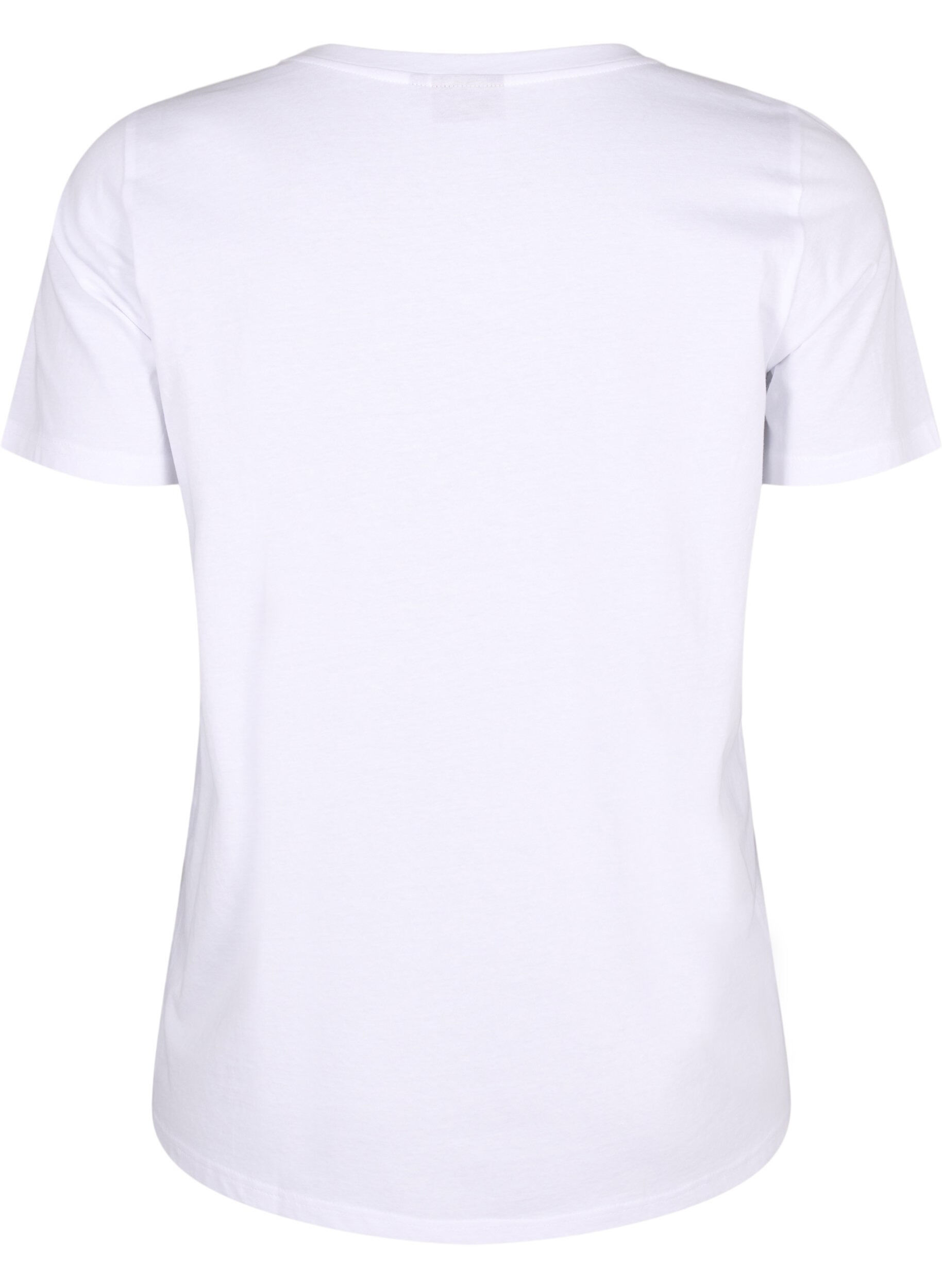 Zizzi T-shirtar med blomstermotiv, Bright W. w. Flower, Packshot image number 1