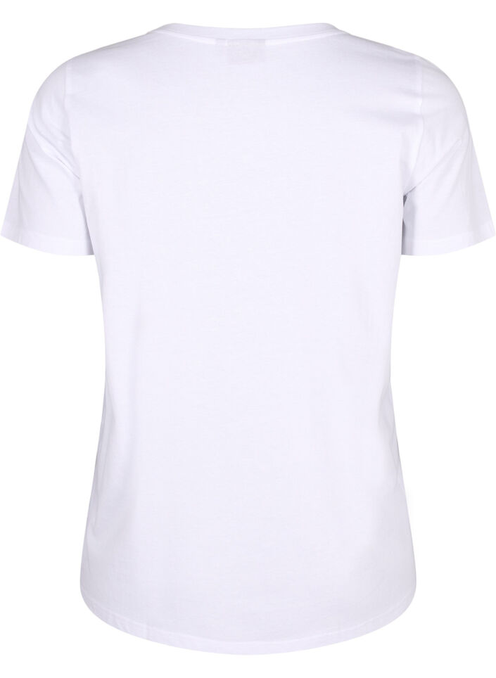 T-shirtar med blomstermotiv, Bright W. w. Flower, Packshot image number 1