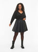 Stickad blus i viskos med glitter, Black w. DTM Lurex, Model image number 3
