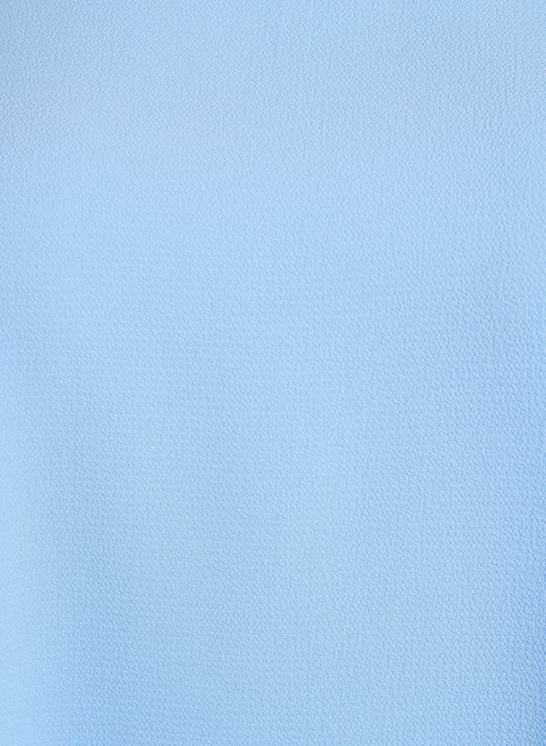 ZizziBlus med korta &auml;rmar och rund halsringning, Bl&aring;, Packshot image number 2