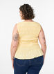 Smocktopp med b&aring;tringning och peplum, Gul, Model image number 2