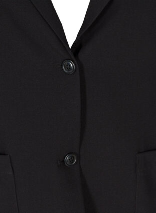 Blazer med fickor och knappar, Black, Packshot image number 2