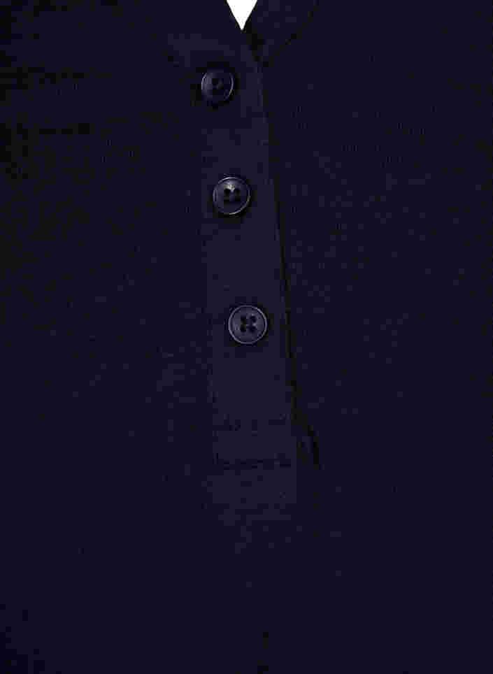 Blus i bomull med 3/4-ärmar, Night Sky, Packshot image number 2