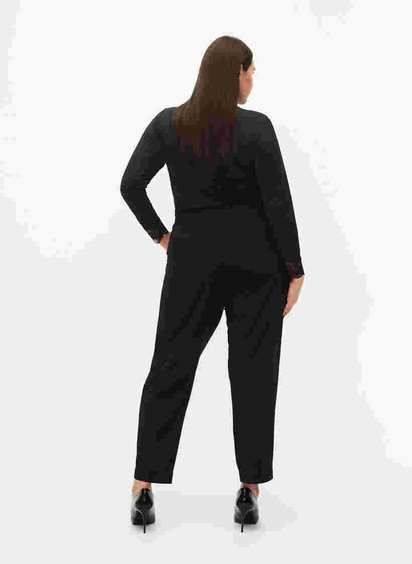 Klassiska byxor med fickor, Black, Model image number 1