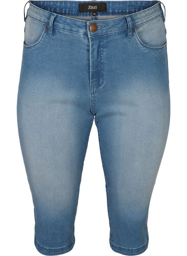 Slim fit Emily capri-jeans, Light blue denim, Packshot image number 0
