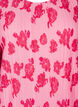 Pläserad klänning med 3/4-ärmar, Rosa, Packshot image number 2