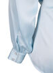 Partyblus i satin i omlottmodell, Delicate Blue, Packshot image number 4