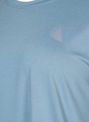 Kortärmad t-shirt för träning, Smoke Blue, Packshot image number 2