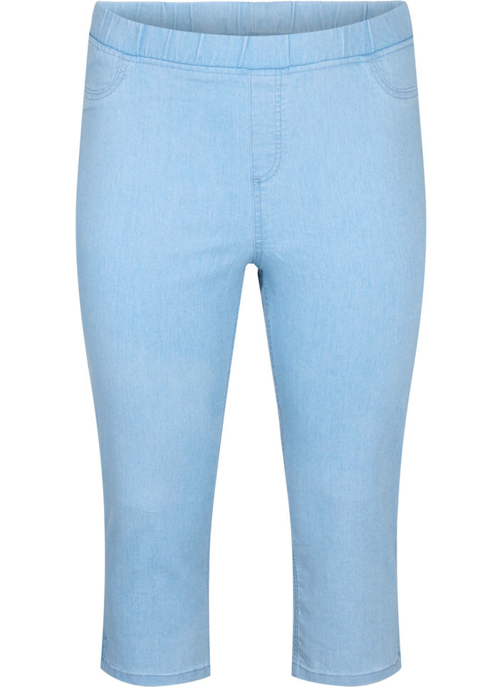 Knickers i bomullsblandning, Light blue denim, Packshot image number 0