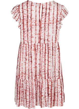 A-linjeformad klänning med batikmönster, TIE DYE PINK, Packshot image number 1