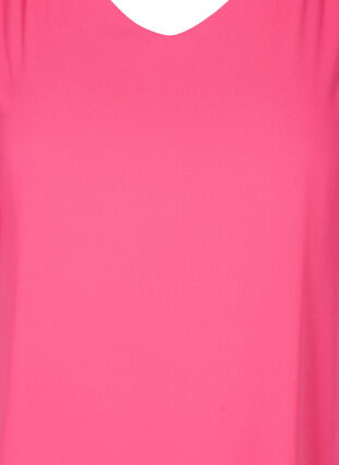 Blus med korta ärmar, Fandango Pink, Packshot image number 2