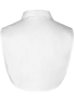 Lös skjortkrage med spets, Bright White, Packshot image number 1