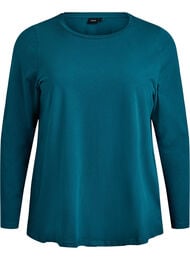 Baskopp i jersey med långa ärmar, Grön