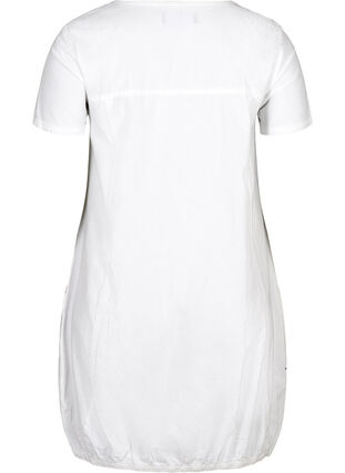 Klänning med fickor , Bright White, Packshot image number 1