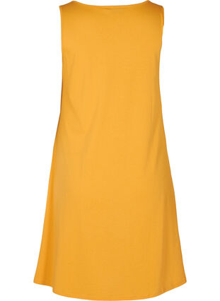 A-linjeformad klänning utan ärmar, Mineral Yellow VACAY, Packshot image number 1