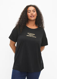 T-shirt från FLASH med tryck, Black Lips, Model
