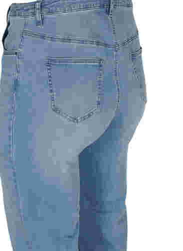 Jeans med extra hög midja, Light blue, Packshot image number 3