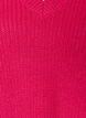 L&aring;ng ribbstickad blus med V-ringning, Rosa, Packshot image number 2