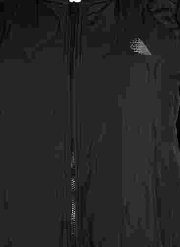 Bomberjacka med fickor och glitter, Black, Packshot image number 2