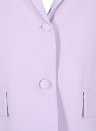 Blazer with button fastening and pockets, Orchid Bloom, Packshot image number 2