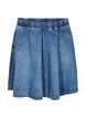 Kort jeanskjol, Bl&aring;, Packshot image number 0