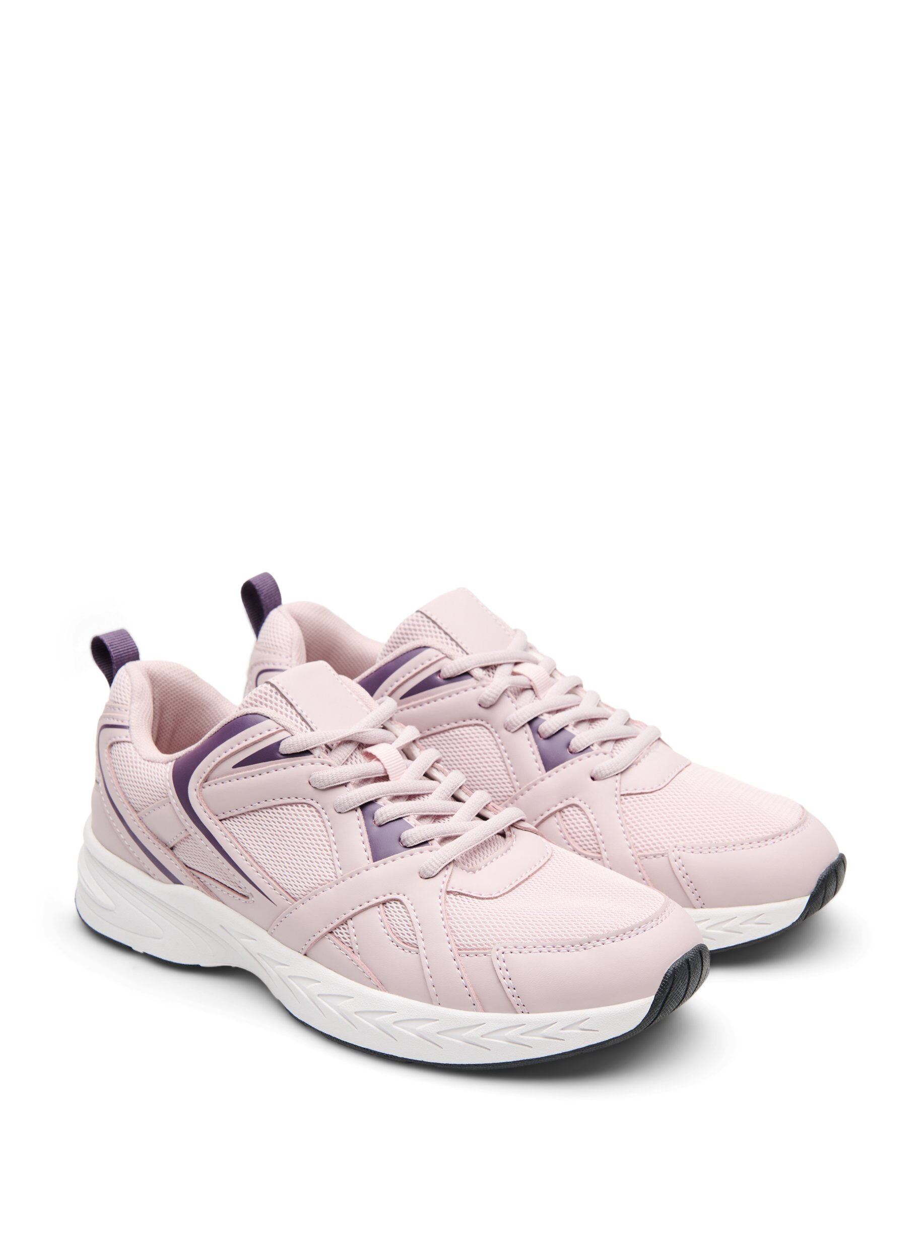 Zizzi Wide fit - Sportiga sneakers, Rosa, Packshot image number 1