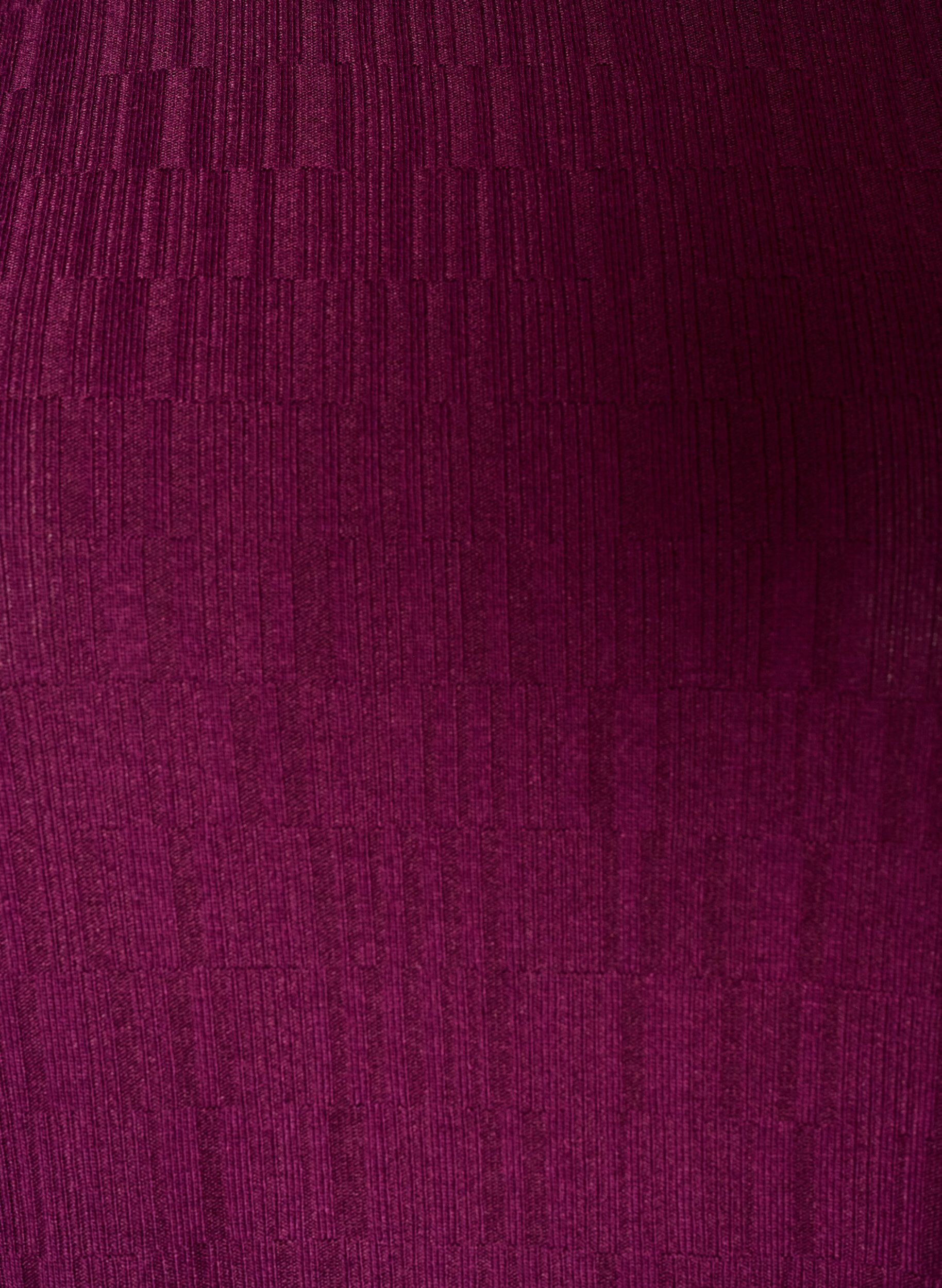 ZizziBlus med struktur och 3/4-&auml;rmar, Lila, Packshot image number 2