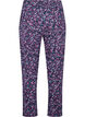 Bomullspyjamasbyxor med tryck, Bl&aring;, Packshot image number 1
