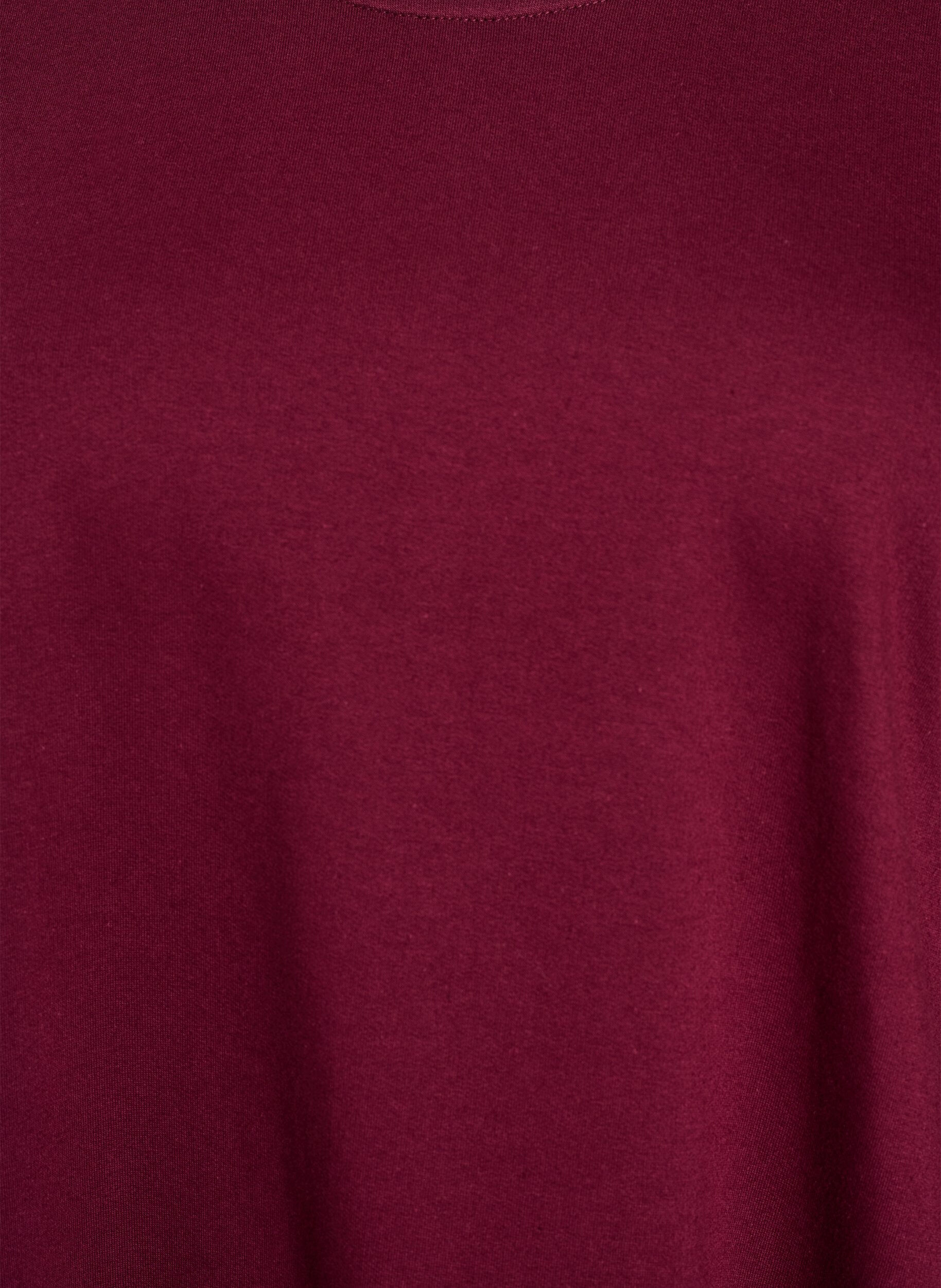 Zizzi Ballongkl&auml;nning med fickor, M&ouml;rk Bordeaux, Packshot image number 2