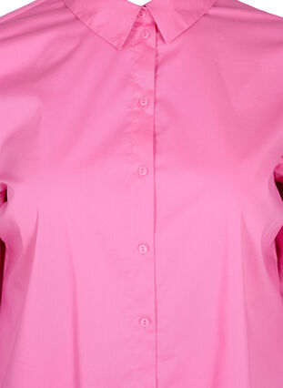 Långärmad skjorta med hög manschett, Aurora Pink, Packshot image number 3