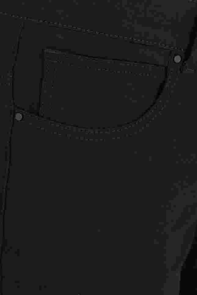 Slim fit byxor med fickor, Black, Packshot image number 2