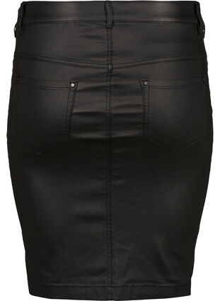 Coated kjol, Black, Packshot image number 1