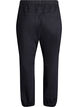 Joggingbyxor i denim med fickor, Svart, Packshot image number 1