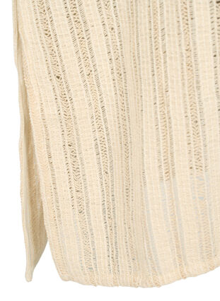 Lätt vävd strandklänning med slits, Brazilian Sand, Packshot image number 3