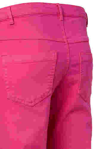 Emily jeans med normalhög midja och slim fit, Shock. Pink, Packshot image number 2